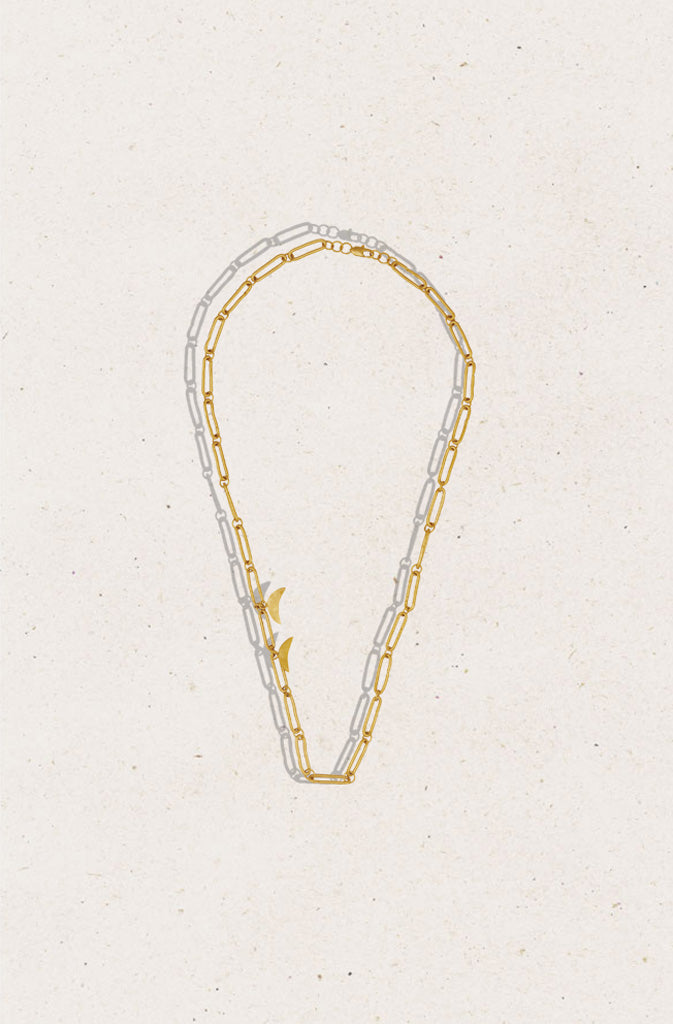 Maya Sikri NecklaceNecklaceHandmade, imperfect link chains made by female artisans who carefully and lovingly crafted these pieces during the lockdown. It brought them hope during tough times GlobalistinaMaya Sikri NecklaceGlobalistina