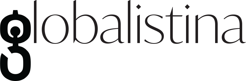 Globalistina black logo - colourful, stylish and sustainable yogawear