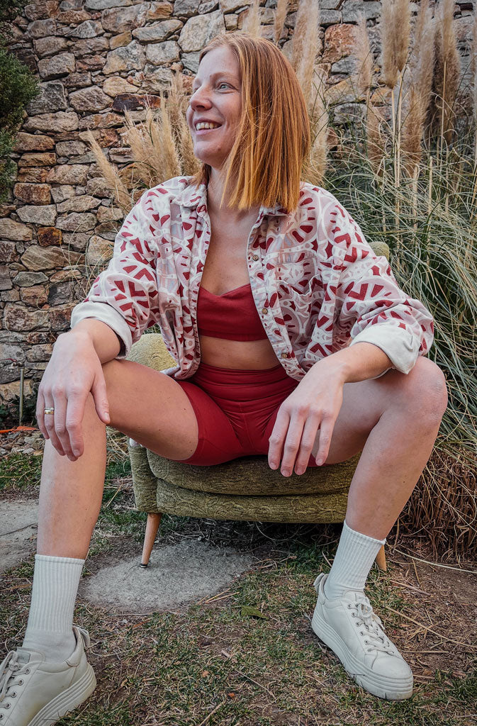 Lova Bikershorts - Brick Red