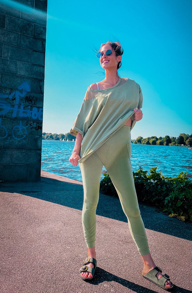 Aka Oversized T-Shirt - Sage
