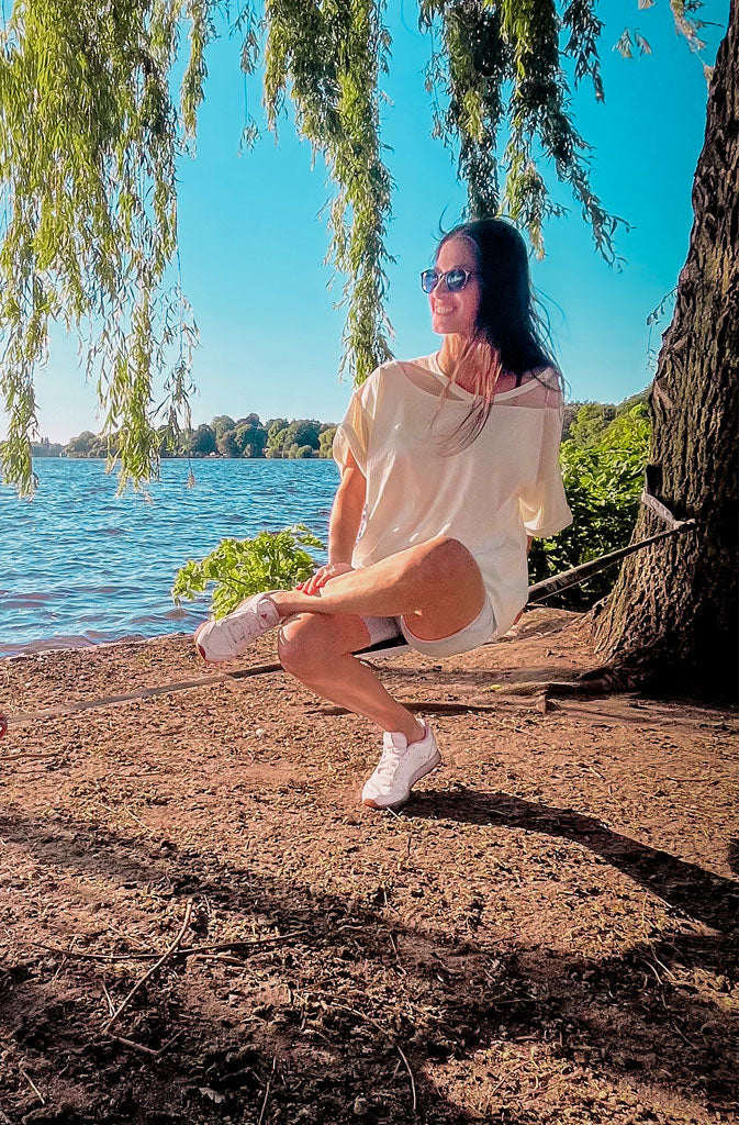 Aka Oversized T-Shirt - Natural White